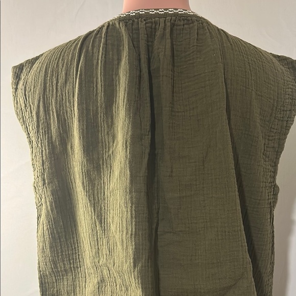 Madewell Women’s Embroidered Lightestspun Cover Up Tunic 100%Cotton Size  XSmall - Picture 11 of 14